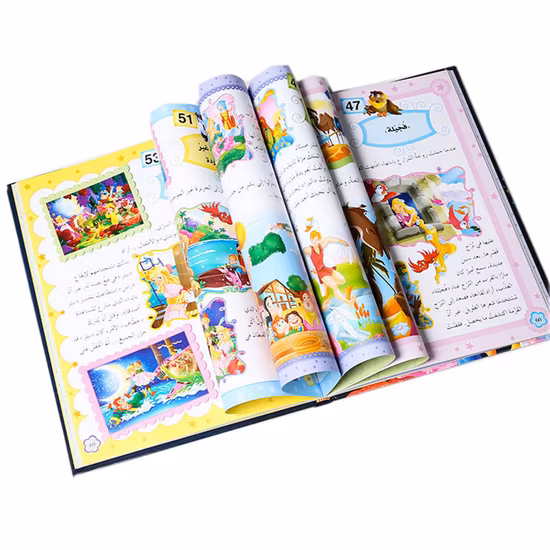 Custom Children Story Hardcover Book Children Cardboard Book Printing Service