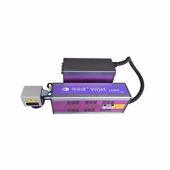 CO2 on-Line Flying &Laser Marking Machine Equipment Printer for Wood/Food/Water Bottles